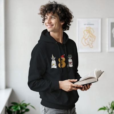 Lussekatterna Jultröja Kattmotiv, svart utan text