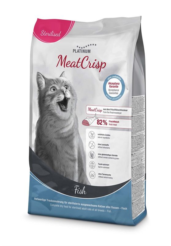 Platinum Cat MeatCrisp Sterilised Fish 3 kg