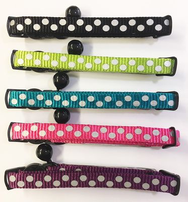 Katthalsband Dots lila