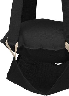 The Cat's Trapeze svart jute - 2 våningar