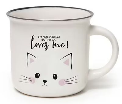 Mugg porslin MEOW