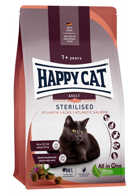 HappyCat Adult sterilised, lax, 4 kg