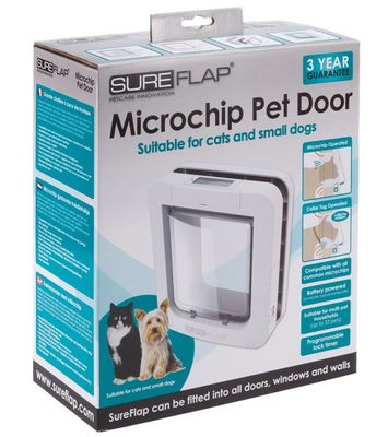 Kattlucka Sureflap microchip XL vit