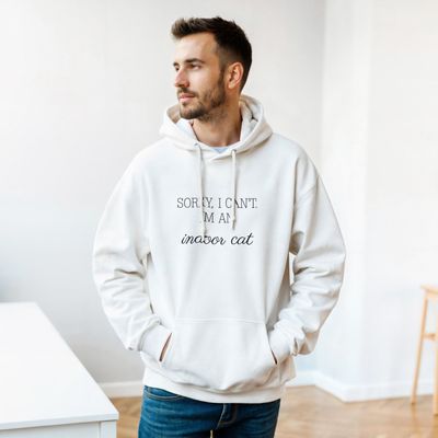 Supercat Hoodie Indoor cat Vit