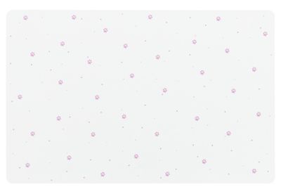 Underlägg Vit med rosa tassar