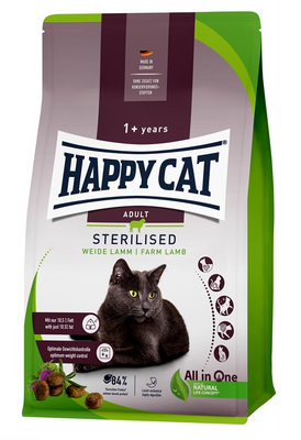 HappyCat Adult sterilised, lamm, 4 kg