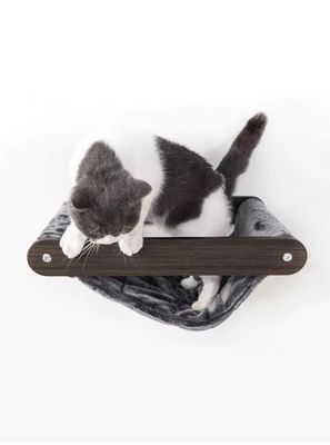 Katthylla hängmatta Lazy Wenge