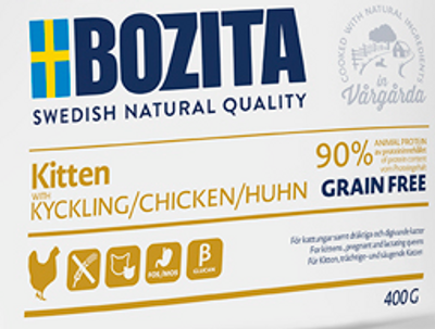 Bozita Kitten Grain Free Chicken 400 g