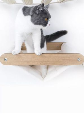 Katthylla hängmatta Lazy Oak