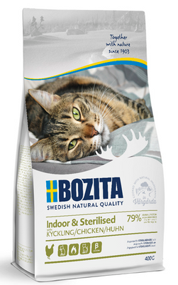Bozita Indoor & Sterilised Chicken 400 g