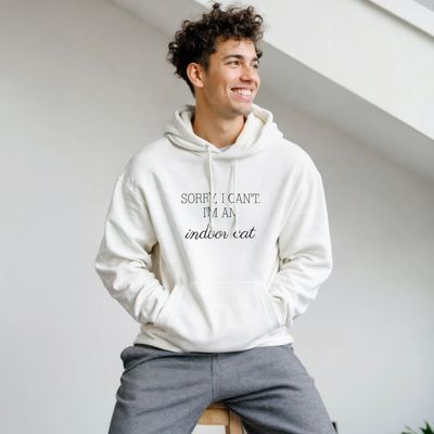 Supercat Hoodie Indoor cat Vit