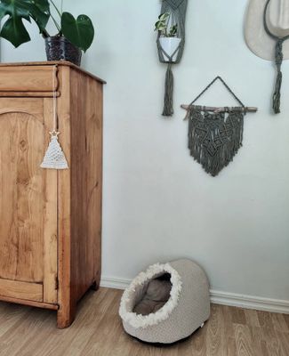 Boho igloo kattbädd