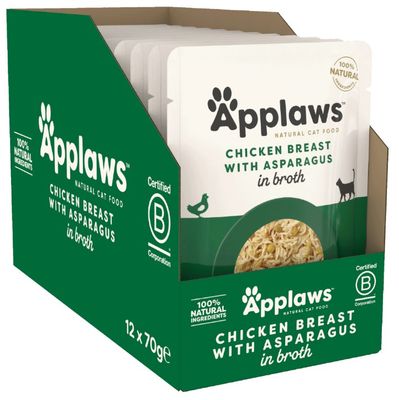 Applaws Chicken breast with Asparagus 70g