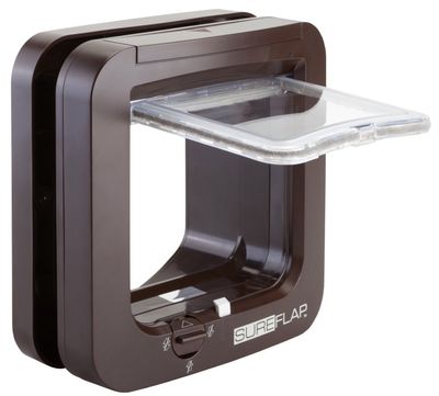 Kattlucka Sureflap microchip brun