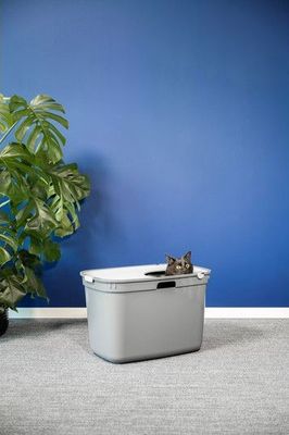 Top Cat kattlåda Cool Grey