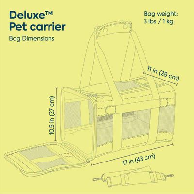 Sherpa Deluxe Transportväska svart Medium