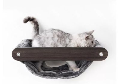 Katthylla hängmatta Lazy Wenge