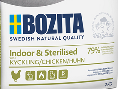 Bozita Indoor & Sterilised Chicken 2 kg