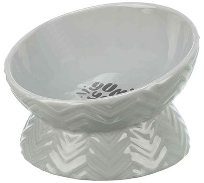 Kattmatskål ergonomisk Grey XL YUM