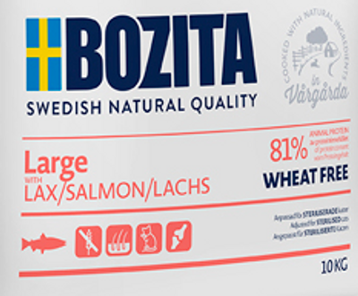 Bozita Large Wheat Free Salmon 10 kg