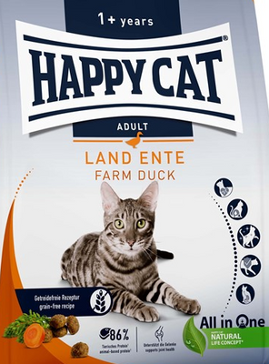 HappyCat GrainFree, anka, 4 kg