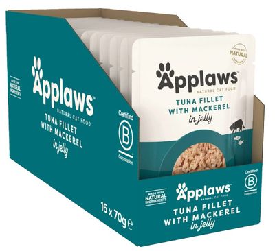 Applaws Tuna with mackerel Jelly 70 g