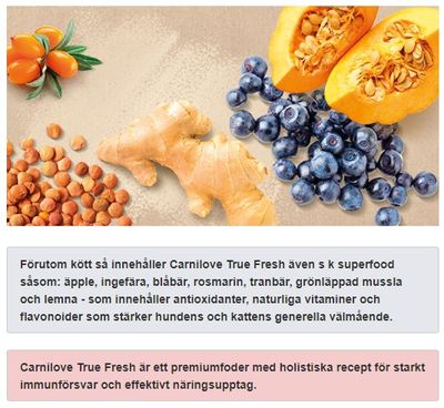 Carnilove TRUE FRESH Cat turkey 1,8 kg