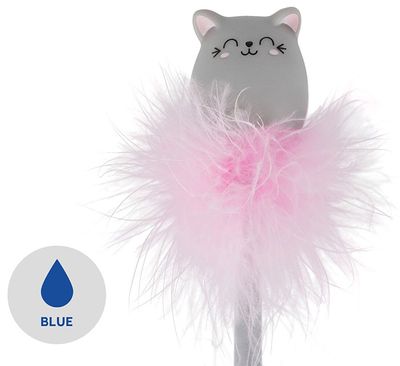 Bläckpenna med ljus Meow
