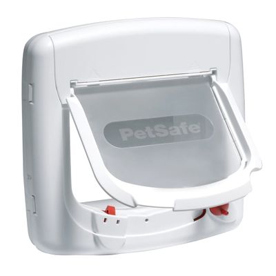 Petsafe Deluxe kattlucka med magnetlås