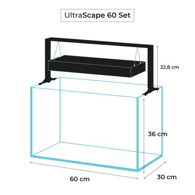 Aquael UltraScape 60 Forest 64L
