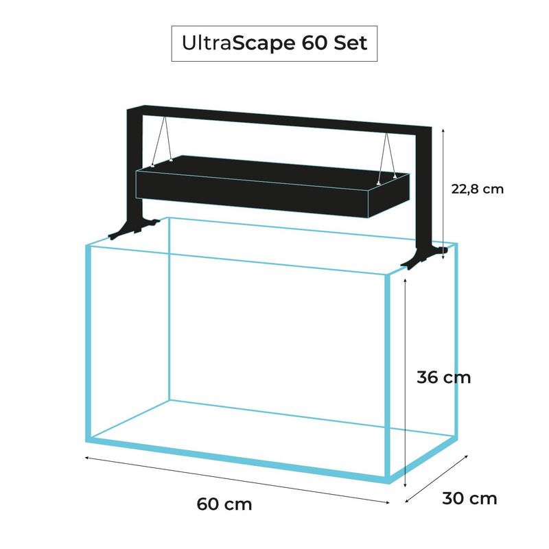 Aquael UltraScape 60 Forest 64L