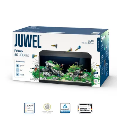 Juwel Primo 60 LED 2.0 - SVART - FRI FRAKT