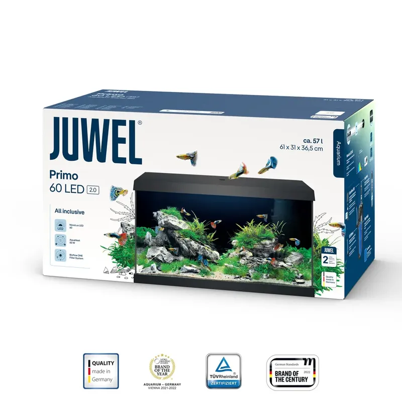 Juwel Primo 60 LED 2.0 - SVART - FRI FRAKT