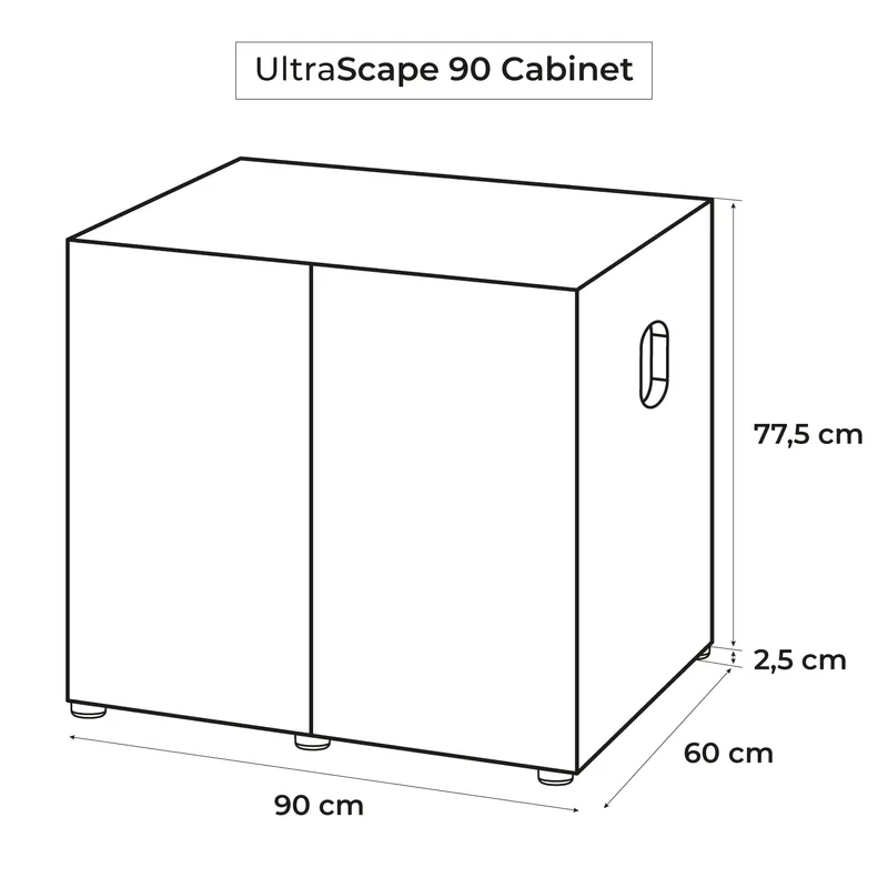 Aquael UltraScape Cabinet 90 Snow