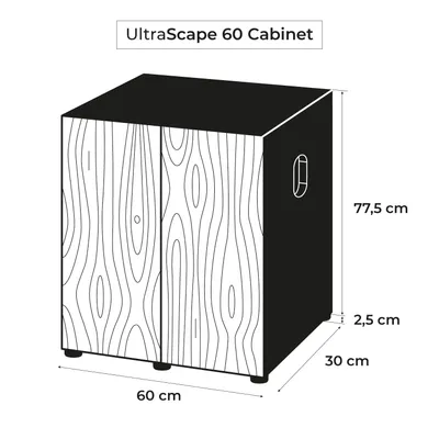 Aquael Ultrascape 60 Forest Möbel