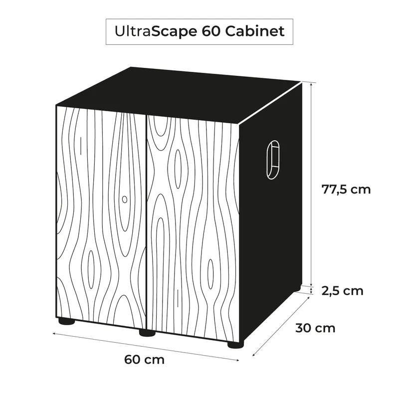 Aquael Ultrascape 60 Forest Möbel