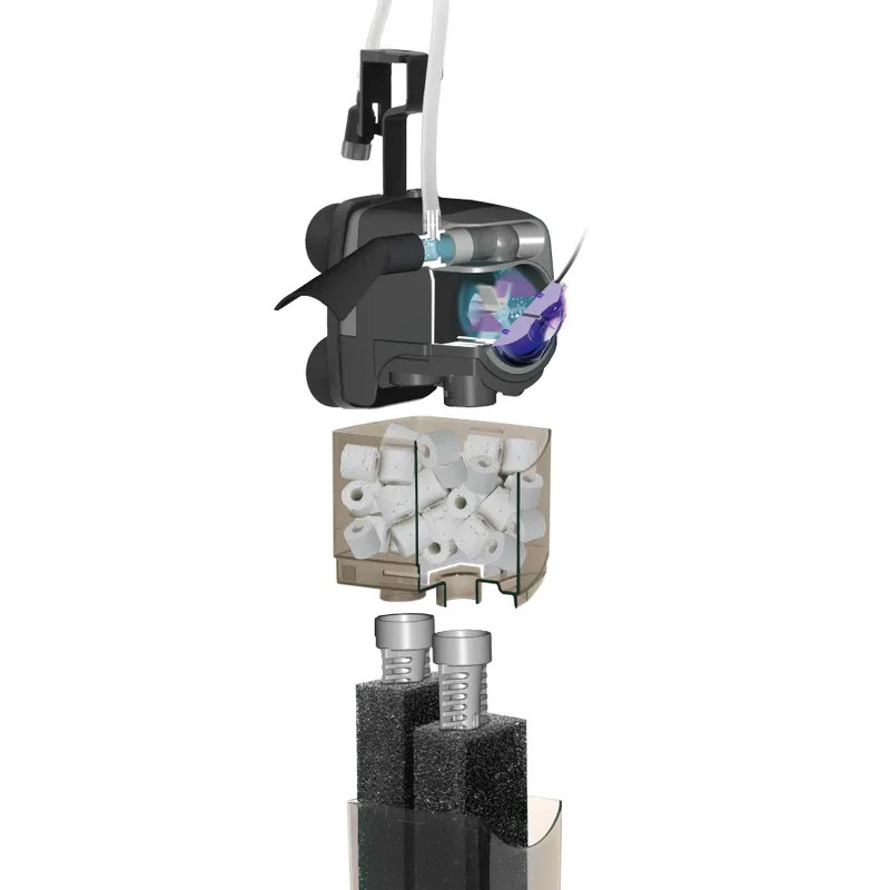 Aquael UNI UVC Innerfilter 1000 L/H – Mot alger