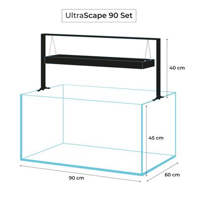 Aquael UltraScape 90 Forest 243L Möbelakvarium