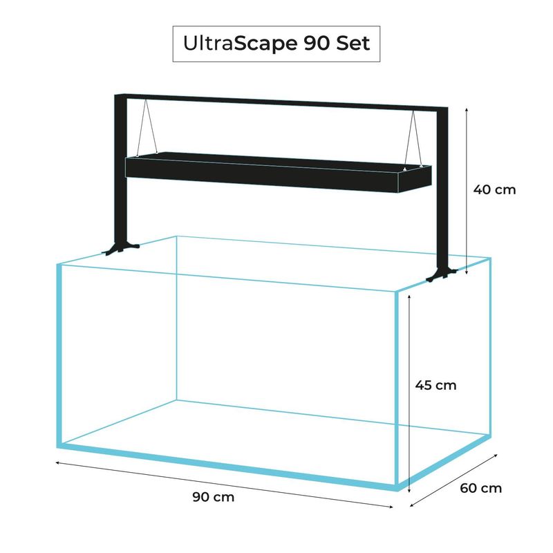 Aquael UltraScape 90 Forest 243L Möbelakvarium