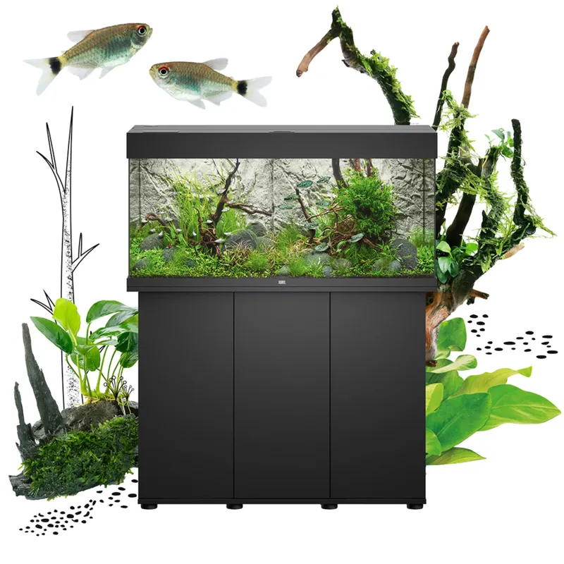 Juwel Rio 180 LED - SVART