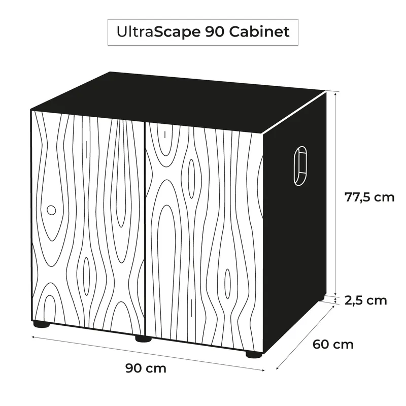 Aquael Ultrascape 90 Forest Möbel
