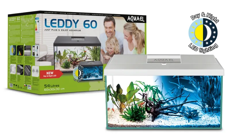Aquael Leddy 60 Day & Night (54L) - FRI FRAKT