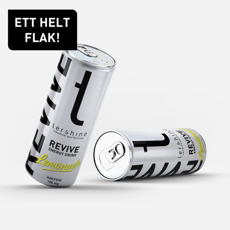Revive - Lemonade energidryck (Helt flak)