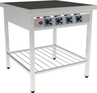 Spis gjutjärn – 1–8 plattor - 40x40 cm - FKP