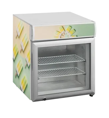 Bordsfrys (exponeringsfrys) för glass