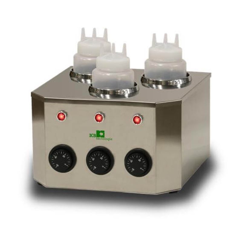 Toppingsvärmare med flaska