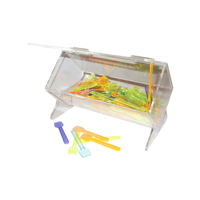 Behållare för glasskedar