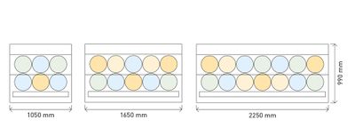 Glassdisk Vista P99 - Ø26 CM