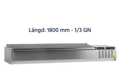 Kylränna - Rostfritt lock 1/3 GN