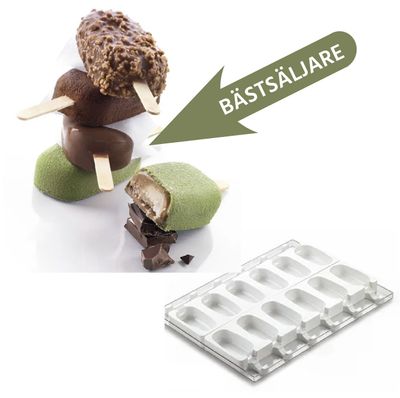 Glassformar för pinnglass